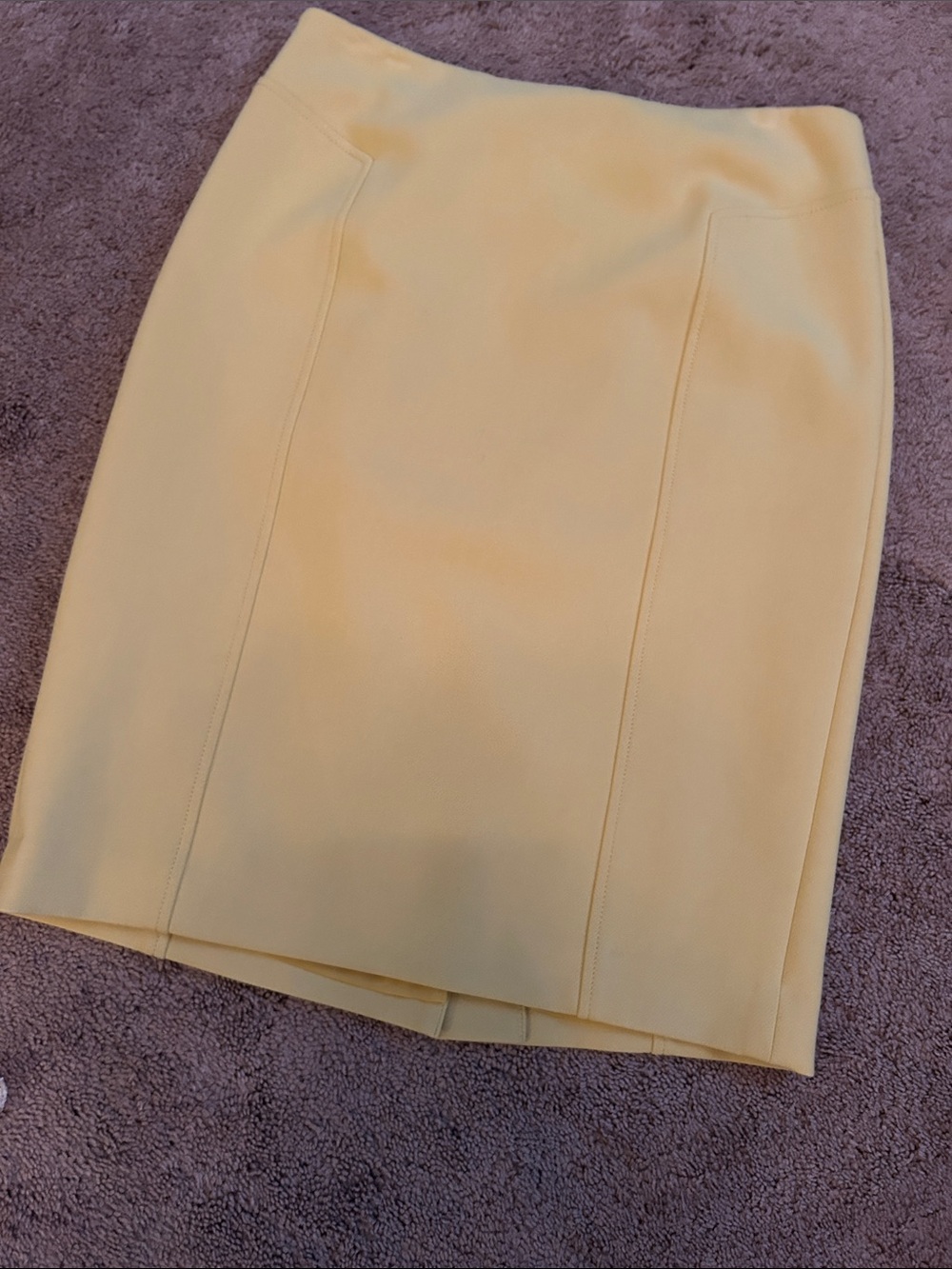 Halogen Soft Yellow Pencil Skirt